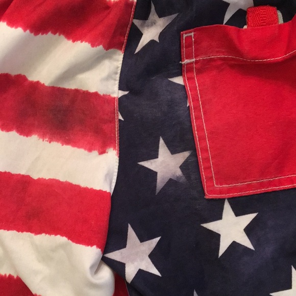 🌸FREE Gift  (5/6) Swim Red White Blue Gymbore Patriotic Labor Day American USA - Picture 7 of 9